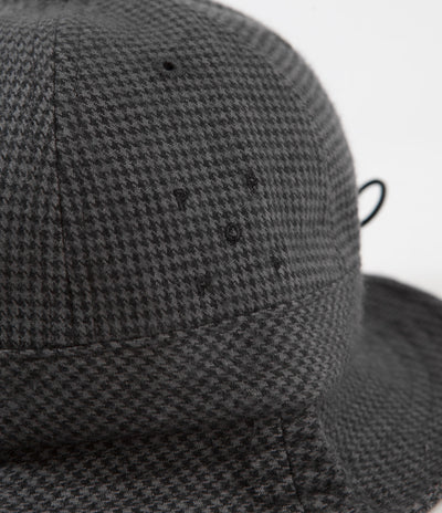 Pop Trading Company Bell Hat - Anthracite Houndstooth