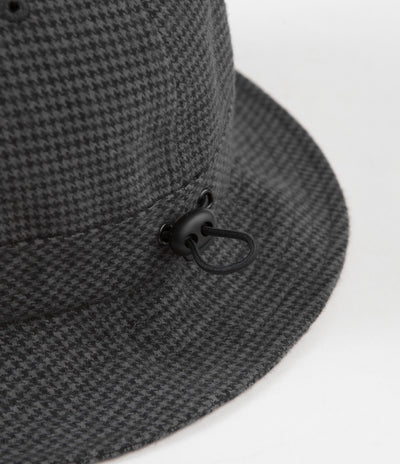 Pop Trading Company Bell Hat - Anthracite Houndstooth