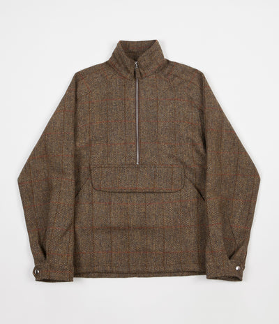 Pop Trading Company DRS Half Zip Jacket - Harris Tweed