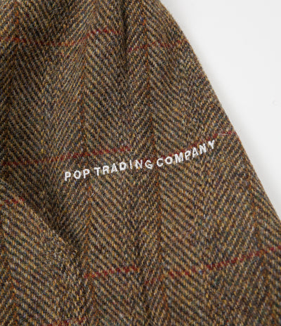 Pop Trading Company DRS Half Zip Jacket - Harris Tweed