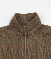 Pop Trading Company DRS Half Zip Jacket - Harris Tweed | Flatspot