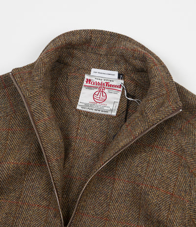 Pop Trading Company DRS Half Zip Jacket - Harris Tweed