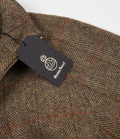 Pop Trading Company DRS Half Zip Jacket - Harris Tweed