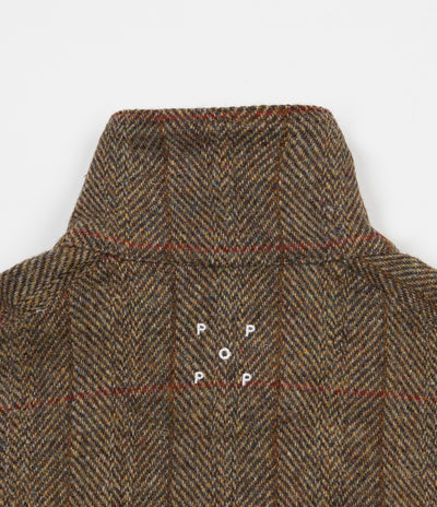 Pop Trading Company DRS Half Zip Jacket - Harris Tweed