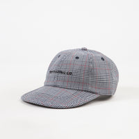 Pop Trading Company Flexfoam 6 Panel Cap - White / Red Plaid thumbnail