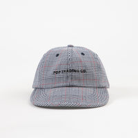 Pop Trading Company Flexfoam 6 Panel Cap - White / Red Plaid thumbnail