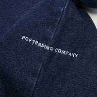 Pop Trading Company Full Button Jacket - Rinsed Denim thumbnail