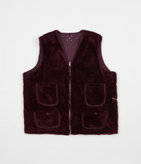 Pop Trading Company Harold Reversible Vest - Eggplant