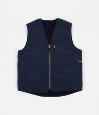 Pop Trading Company Harold Reversible Vest - Navy