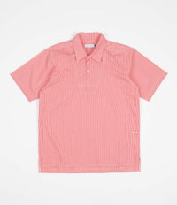 Pop Trading Company Italo Shirt - Orange Gingham