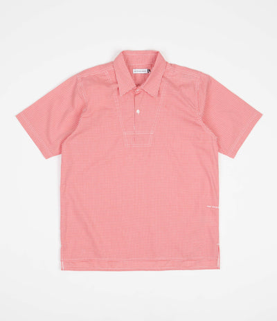 Pop Trading Company Italo Shirt - Orange Gingham