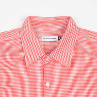 Pop Trading Company Italo Shirt - Orange Gingham thumbnail