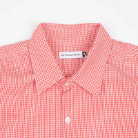 Pop Trading Company Italo Shirt - Orange Gingham thumbnail