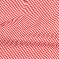 Pop Trading Company Italo Shirt - Orange Gingham thumbnail