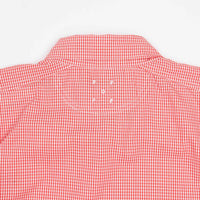 Pop Trading Company Italo Shirt - Orange Gingham thumbnail