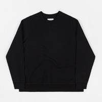 Pop Trading Company Logo Crewneck Sweatshirt - Black / White thumbnail