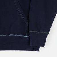 Pop Trading Company Logo Embroidered Hoodie - Navy / Multi thumbnail