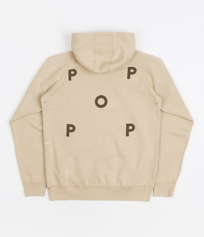 Pop Trading Company Logo Hoodie - White Pepper