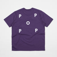 Pop Trading Company Logo T-Shirt - Eggplant thumbnail