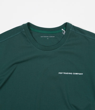 Pop Trading Company Logo T-Shirt - Sports Green