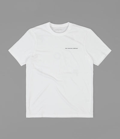 Pop Trading Company Logo T-Shirt - White / Black