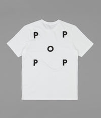 Pop Trading Company Logo T-Shirt - White / Black