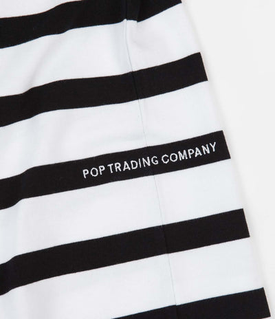 Pop Trading Company Miffy Striped Long Sleeve T-Shirt - Black / White