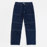 Pop Trading Company Phatigue Farm Pants - Rinsed Denim thumbnail