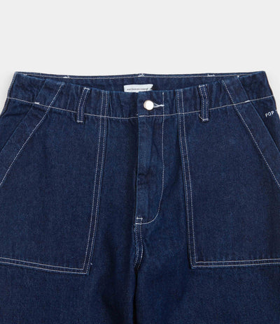 Pop Trading Company Phatigue Farm Pants - Rinsed Denim