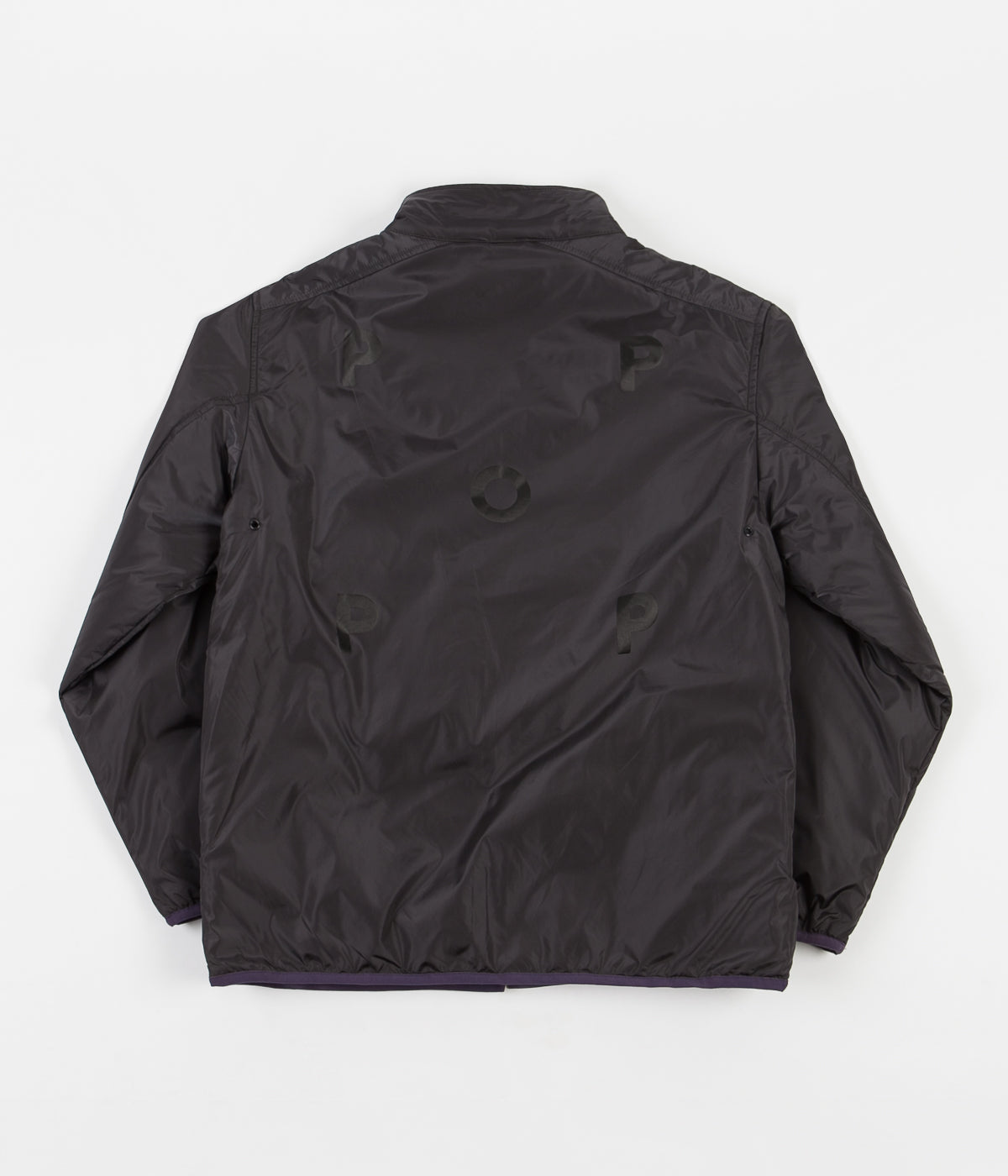 Pop Trading Company Plada Jacket - Dark Purple / Anthracite