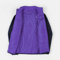 Pop Trading Company Plada Reversible Jacket - Navy / Grape thumbnail