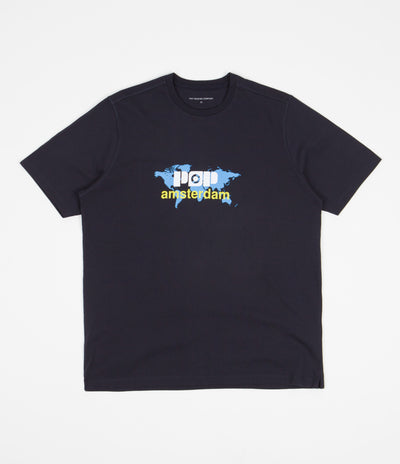 Pop Trading Company Pop World News T-Shirt - Navy