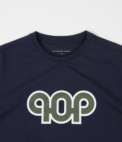 Pop Trading Company Pub T-Shirt - Navy