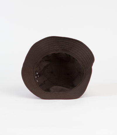 Pop Trading Company Reversible Bell Hat - Delicioso / Wine