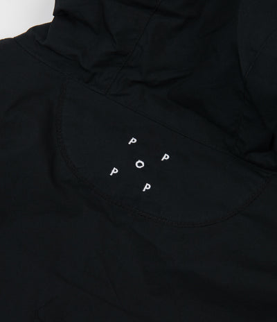 Pop Trading Company Simple Hooded Jacket - Black