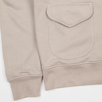 Pop Trading Company Sportswear Company Full Zip Sweatshirt - Khaki thumbnail