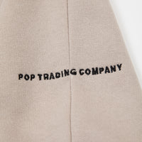 Pop Trading Company Sportswear Company Full Zip Sweatshirt - Khaki thumbnail