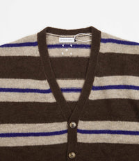 Pop Trading Company Striped Cardigan - Rain Drum | Flatspot