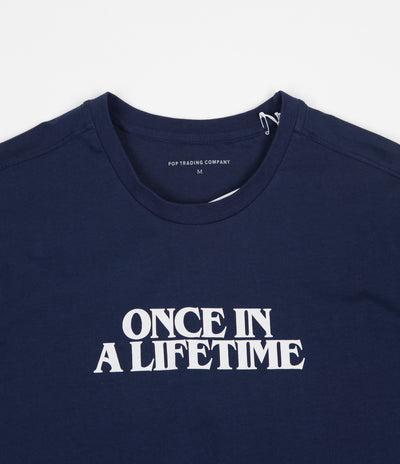 Pop Trading Company Talking T-Shirt - Navy