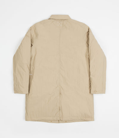 Pop Trading Company Trench Coat - White Pepper