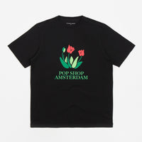 Pop Trading Company Tulip T-Shirt - Black thumbnail