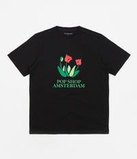 Pop Trading Company Tulip T-Shirt - Black