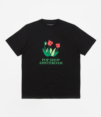 Pop Trading Company Tulip T-Shirt - Black