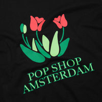 Pop Trading Company Tulip T-Shirt - Black thumbnail