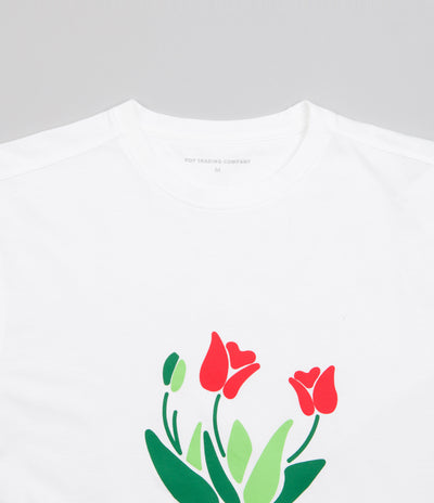 Pop Trading Company Tulip T-Shirt - White