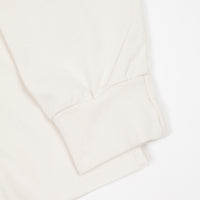 Pop Trading Company Uni Long Sleeve T-Shirt - Off White thumbnail