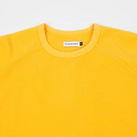 Pop Trading Company Waffle Long Sleeve T-Shirt - Burnt Yellow thumbnail