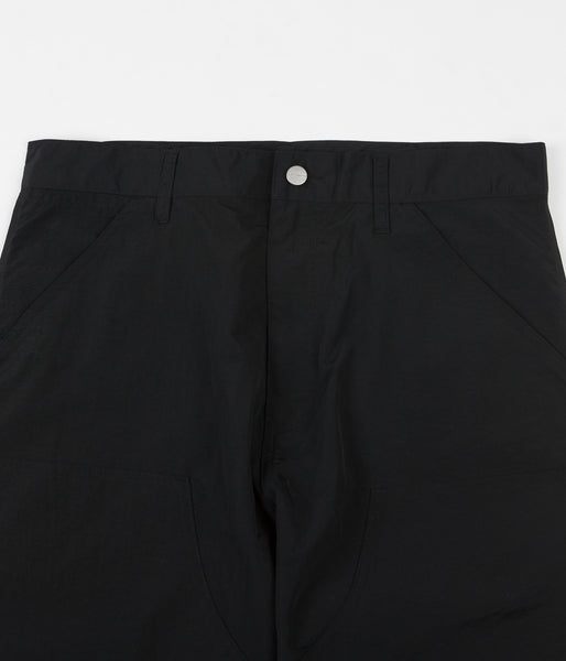 Pop Trading Company x Carhartt Double Knee Pants - Black | Flatspot