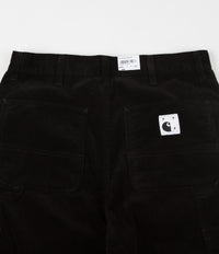 Pop Trading Company x Carhartt Single Knee Pants - Black | Flatspot