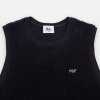 Pop Trading Company x Dancer Fleece Vest - Navy thumbnail